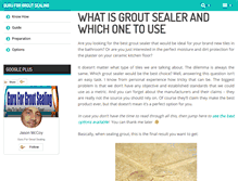 Tablet Screenshot of guruforgroutsealing.com